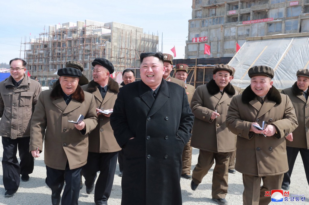 Supreme Leader Kim Jong Un Inspects Samjiyon County