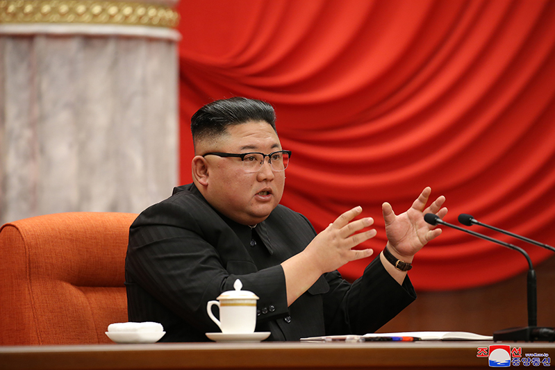 1st Plenary Meeting of 8th WPK Central Committee Held under Guidance of General Secretary of WPK Kim Jong Un