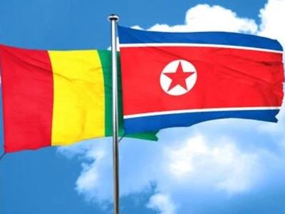 Symbol of DPRK-Guinea Friendship Shining Together with August Name of Great Man